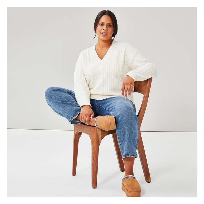 Women+ Cable Knit Pullover